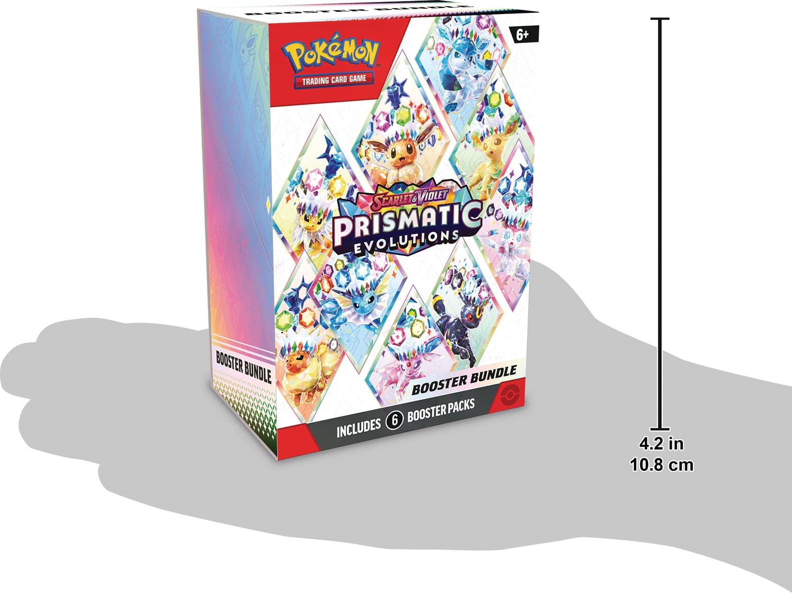 Pokemon TCG: Scarlet &amp; Violet - Prismatic Evolutions Booster Bundle, 1 Set