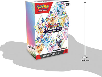 Pokemon TCG: Scarlet &amp; Violet - Prismatic Evolutions Booster Bundle, 1 Set