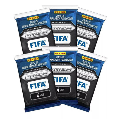2025-26 Panini Prizm FIFA Soccer Blaster Box, 24 Trading Cards, Blaster Exclusive Prizms, Inserts &amp; Autographs
