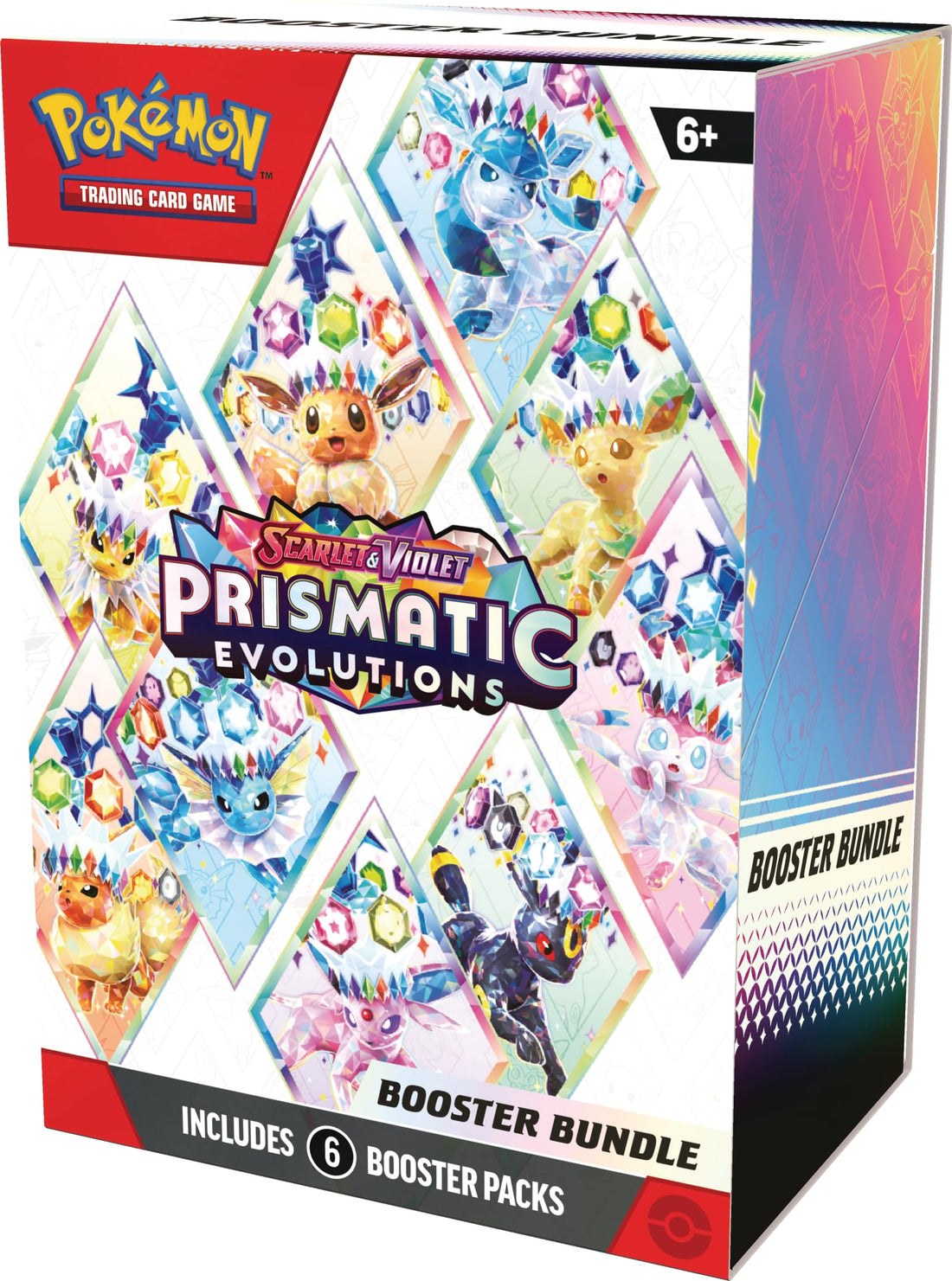 Pokemon TCG: Scarlet &amp; Violet - Prismatic Evolutions Booster Bundle, 1 Set