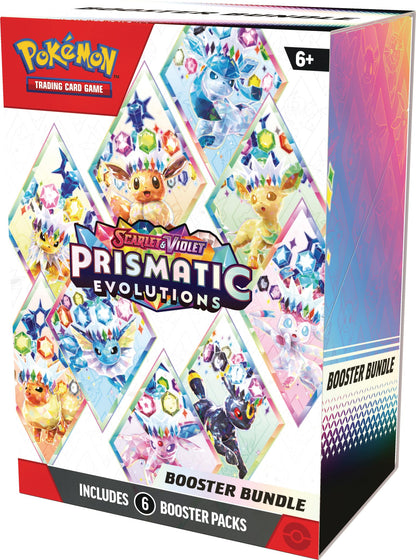Pokemon TCG: Scarlet &amp; Violet - Prismatic Evolutions Booster Bundle, 1 Set