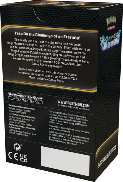Pokémon TCG: Mega Evolution—Chaos Rising Booster Bundle