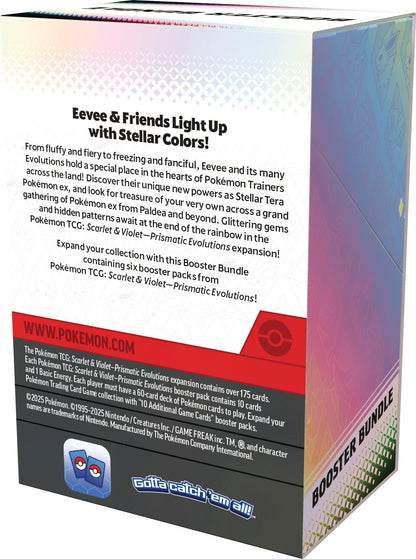Pokemon TCG: Scarlet &amp; Violet - Prismatic Evolutions Booster Bundle, 1 Set