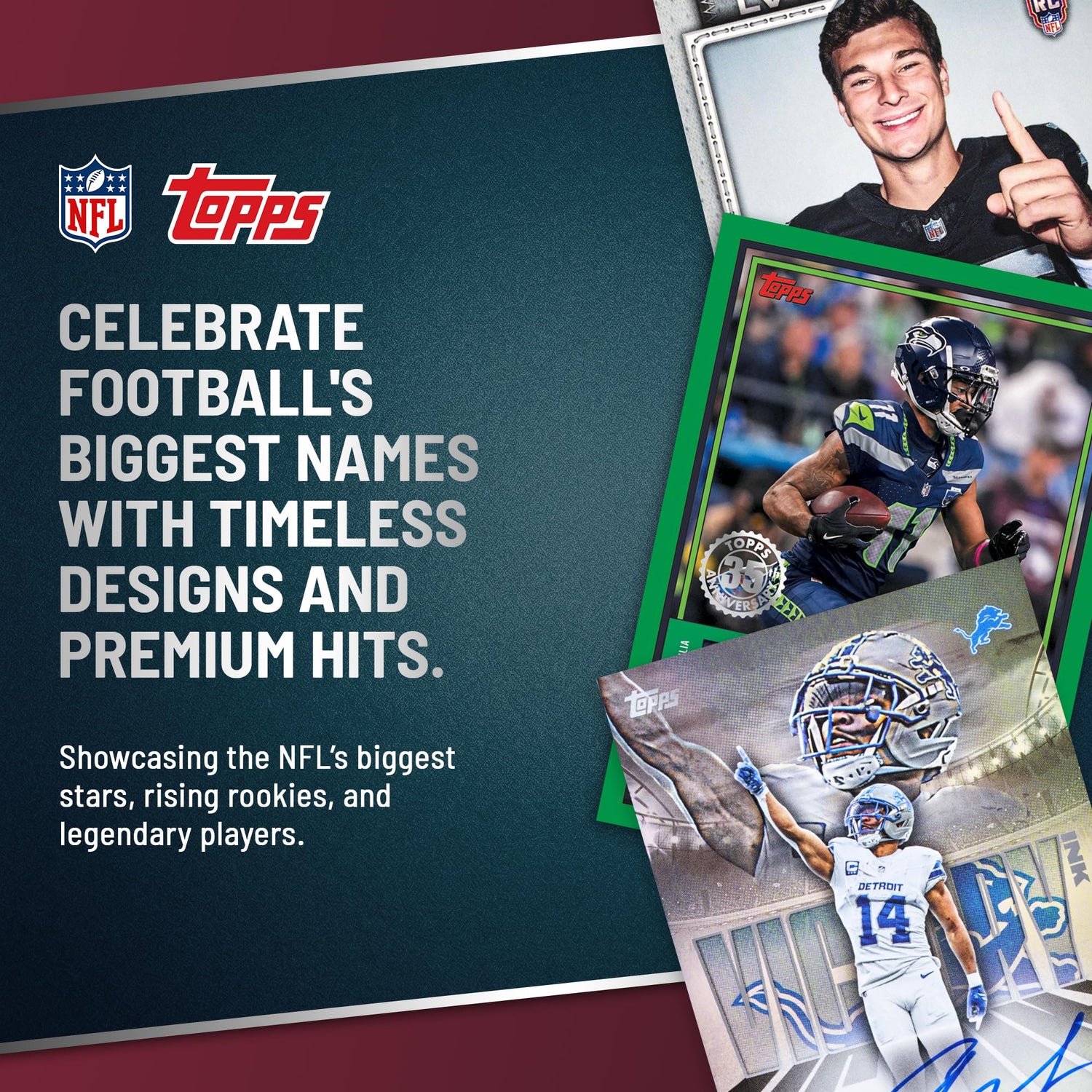 2026 Topps NFL Flagship Football - Factory Sealed - Mega Box